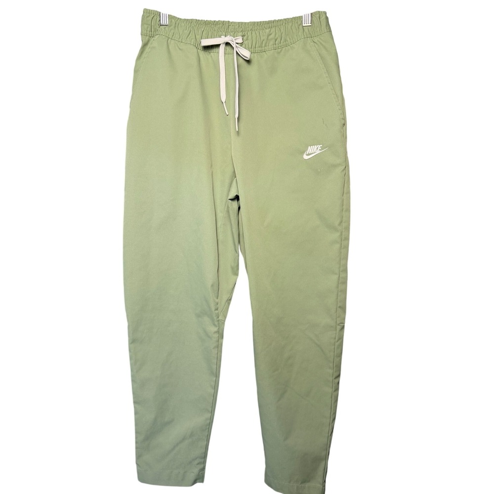 Nike Sportswear Essential Woven Taper Pants‎ Olive Green Women Drawstring Jogger